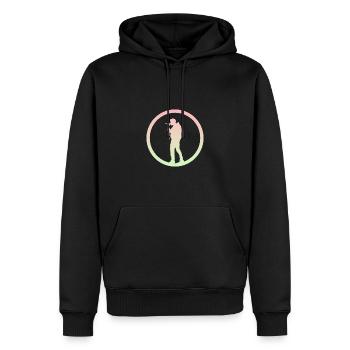 Beatboxer Beatboxer Djing - Männer Premium Bio Hoodie - Schwarz - Vorne - Nico (187cm)