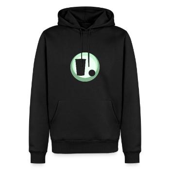Party Beerpong Partymonster - Männer Premium Bio Hoodie - Schwarz - Vorne - Nico (187cm)