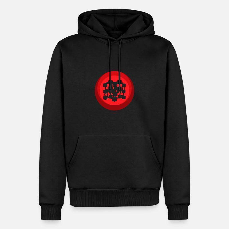 Kryptowährung Kryptowährung Bitcoin - Männer Premium Bio Hoodie - Schwarz