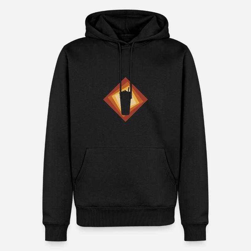 Bubble Tea Bubble Boba - Men’s Premium Organic Hoodie - black