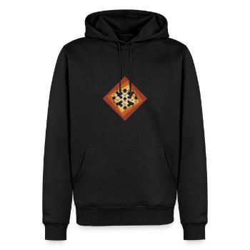 Crypto Cryptocurrency Cryptocurrency - Men’s Premium Organic Hoodie - black - Front - Nico (187cm)