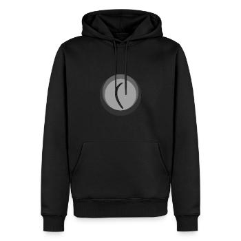 Boomerang Boomerang Bâton de lancer - Sweat à capuche Premium bio Homme - noir - Devant - Nico (187cm)