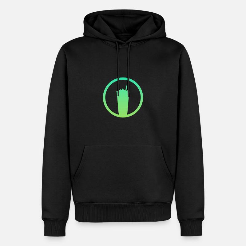 Bubble Boba Bubble Thé - Sweat à capuche Premium bio Homme - noir