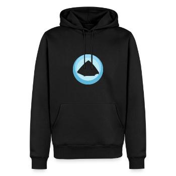 Camper Tentes de camping-car - Sweat à capuche Premium bio Homme - noir - Devant - Nico (187cm)