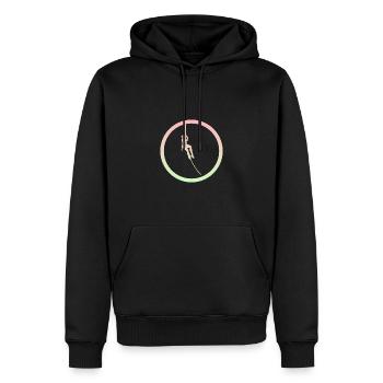 Climbing, Rock Climbing, Rock Climbing, Sportsman - Men’s Premium Organic Hoodie - black - Front - Nico (187cm)