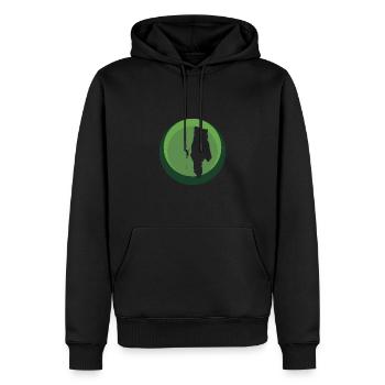 Klettern Kletterer Alpinist - Männer Premium Bio Hoodie - Schwarz - Vorne - Nico (187cm)