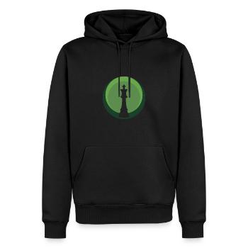 Echecs Echecs Pièce Echecs Echec et Mat - Sweat à capuche Premium bio Homme - noir - Devant - Nico (187cm)