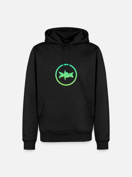 Kayak Canoë Rames - Sweat à capuche Premium bio Homme - noir