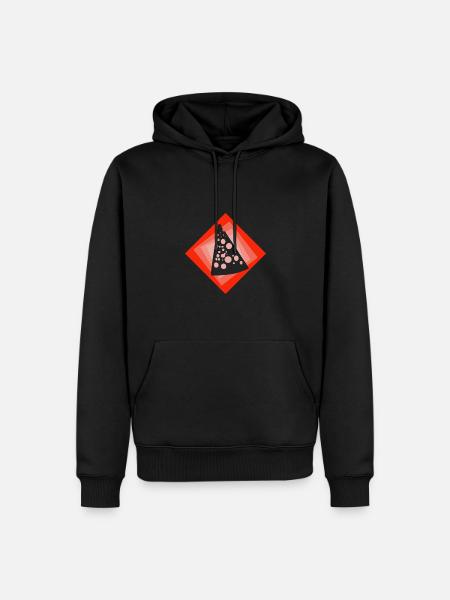 Cheese Emmental milk - Men’s Premium Organic Hoodie - black