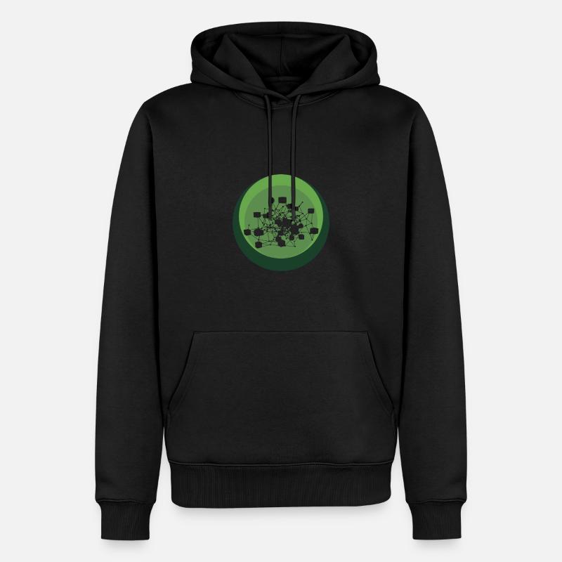 Kryptowährung Crypto Cryptowährung - Männer Premium Bio Hoodie - Schwarz