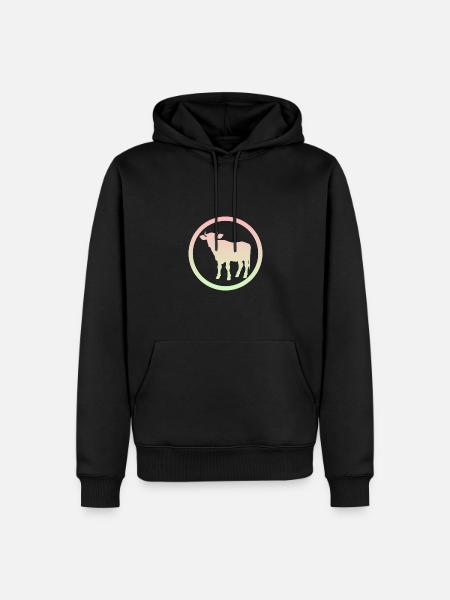 Vaches Vache Vaches - Sweat à capuche Premium bio Homme - noir