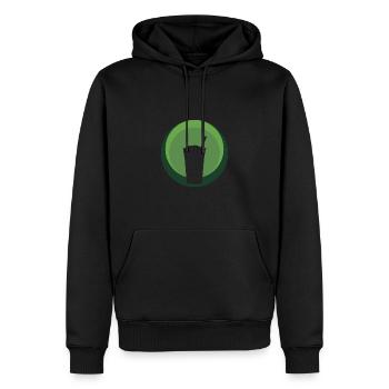 Tee Bubble Tea Boba - Männer Premium Bio Hoodie - Schwarz - Vorne - Nico (187cm)