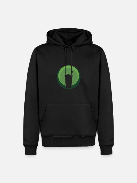 Tee Bubble Tea Boba - Men’s Premium Organic Hoodie - black
