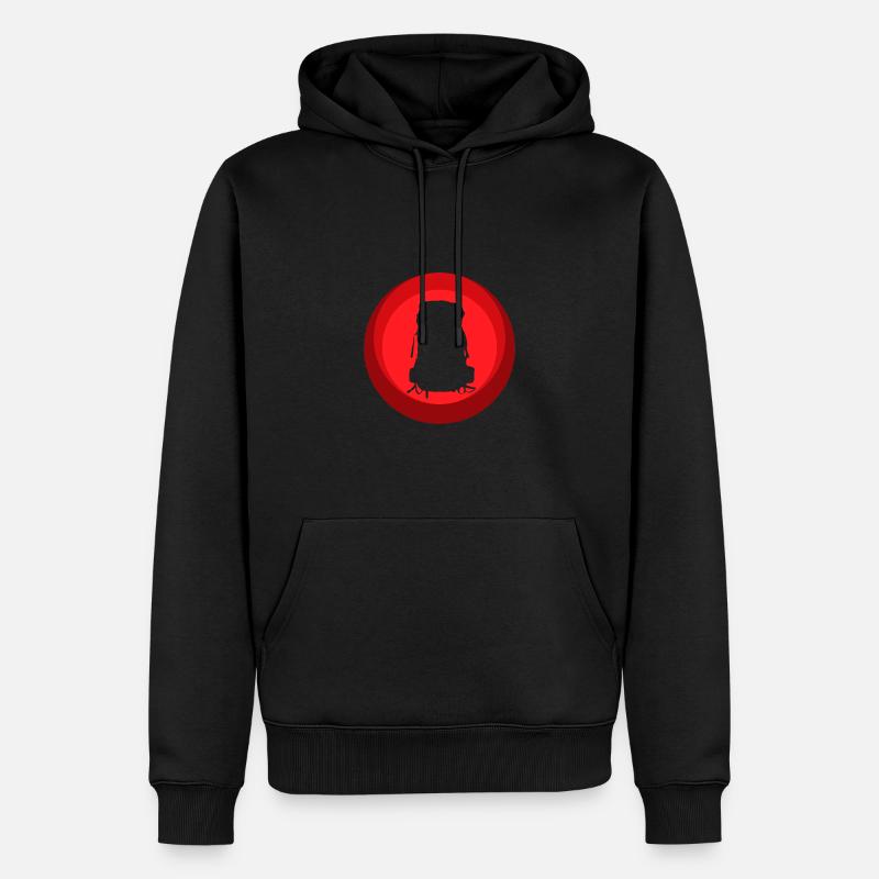Randonnée Randonnée Randonnée - Sweat à capuche Premium bio Homme - noir