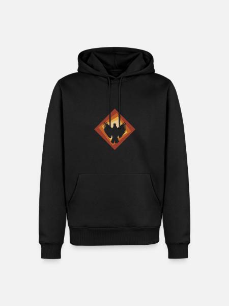 Cacatoès Cacatoès Oiseau - Sweat à capuche Premium bio Homme - noir