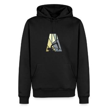 Bagger Baustelle Baggerfahrerin - Männer Premium Bio Hoodie - Schwarz - Vorne - Nico (187cm)