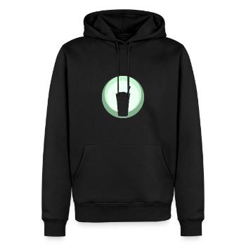 Tee Bubble Tea Bubble - Männer Premium Bio Hoodie - Schwarz - Vorne - Nico (187cm)