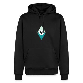 Vogel Kakadu Ara - Männer Premium Bio Hoodie - Schwarz - Vorne - Nico (187cm)