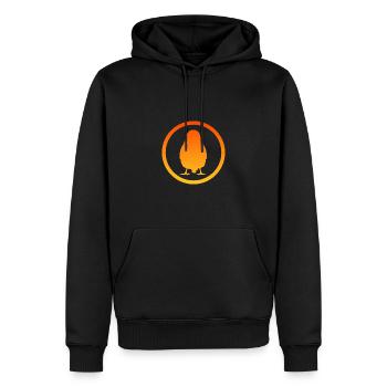 Vogel Vogel Abbildung Vogel - Männer Premium Bio Hoodie - Schwarz - Vorne - Nico (187cm)