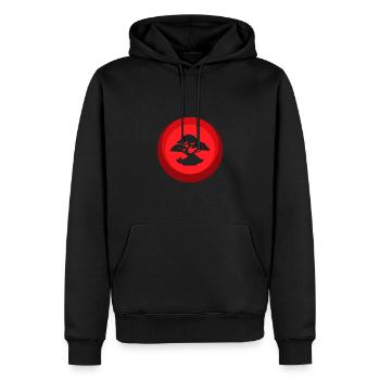 Bäume Baum Wachsen - Männer Premium Bio Hoodie - Schwarz - Vorne - Nico (187cm)