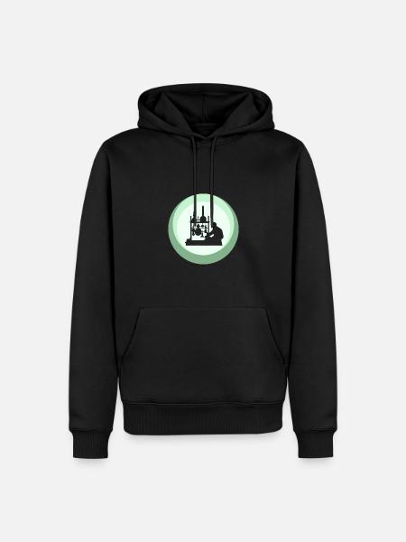 Biochemie Chemisch Chemisch - Männer Premium Bio Hoodie - Schwarz