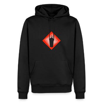 Boba Boba Bubble Tea - Men’s Premium Organic Hoodie - black - Front - Nico (187cm)