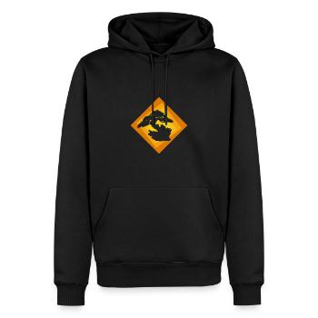 Bonsai Japanische Kunst Wachsen - Männer Premium Bio Hoodie - Schwarz - Vorne - Nico (187cm)