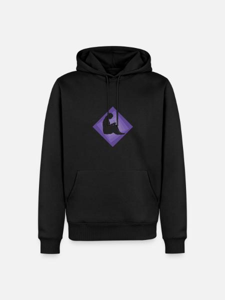 Crochet Sewing Needle - Men’s Premium Organic Hoodie - black