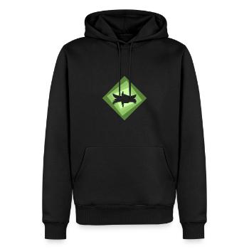 Canoë Kayak Gouvernail - Sweat à capuche Premium bio Homme - noir - Devant - Nico (187cm)