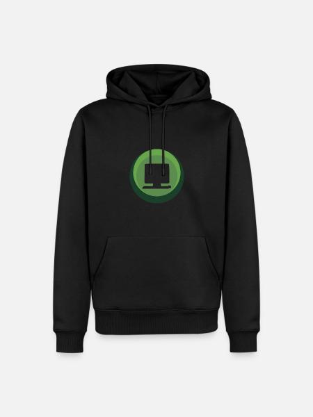 Computer Informatik Computerarbeit - Männer Premium Bio Hoodie - Schwarz