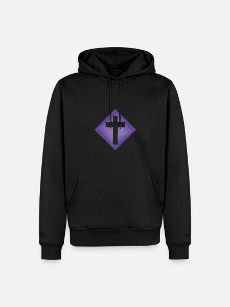 Bible Croix Chrétienne - Sweat à capuche Premium bio Homme - noir