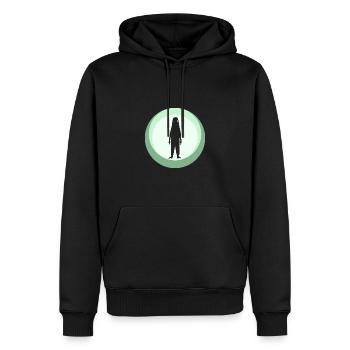 Cryptozoology Bigfoot Legend - Men’s Premium Organic Hoodie - black - Front - Nico (187cm)