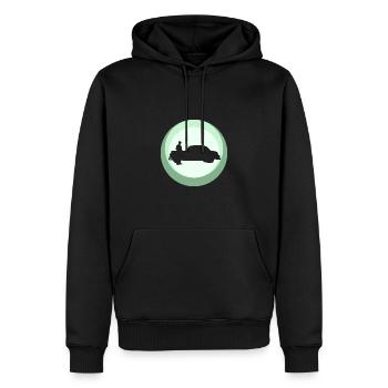 Car Mechanic Car Mechanic Workshop - Men’s Premium Organic Hoodie - black - Front - Nico (187cm)
