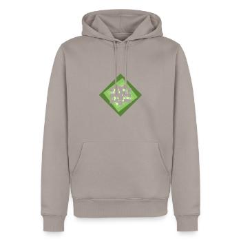 Crypto Cryptocurrency Crypto - Männer Premium Bio Hoodie - Taupe - Vorne - Nico (187cm)