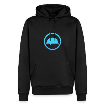 Camper RV Camping Mobil - Männer Premium Bio Hoodie - Schwarz - Vorne - Nico (187cm)