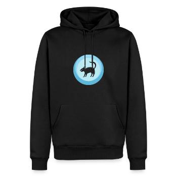 Kryptozoologie Fabelwesen Legende - Männer Premium Bio Hoodie - Schwarz - Vorne - Nico (187cm)