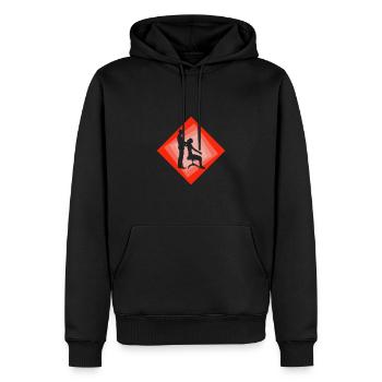 Chiropractor Adjustment Chiropractor - Men’s Premium Organic Hoodie - black - Front - Nico (187cm)