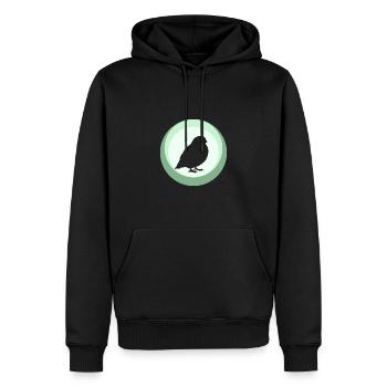 Vogel Vogel Vögel beobachten - Männer Premium Bio Hoodie - Schwarz - Vorne - Nico (187cm)