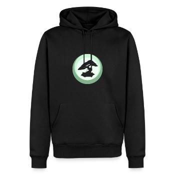 Trees Bonsai Japanese Art - Men’s Premium Organic Hoodie - black - Front - Nico (187cm)