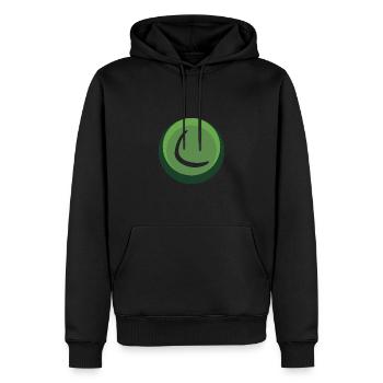 Bâton de lancer Boomerang Boomerang - Sweat à capuche Premium bio Homme - noir - Devant - Nico (187cm)