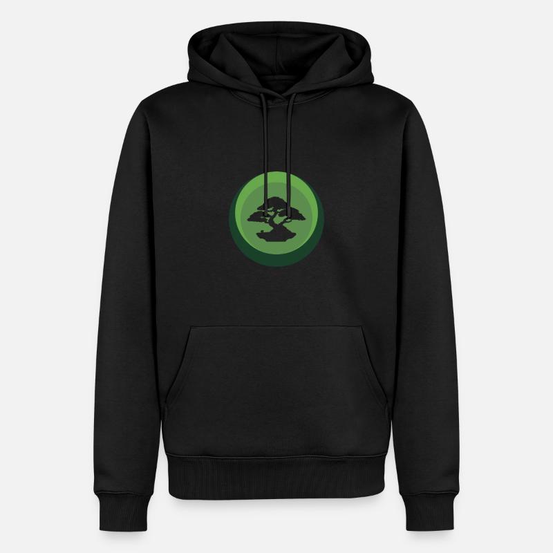 Trees, Tree, Tree - Men’s Premium Organic Hoodie - black