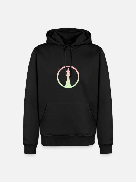 Chess, Strategy, Chess Piece - Men’s Premium Organic Hoodie - black