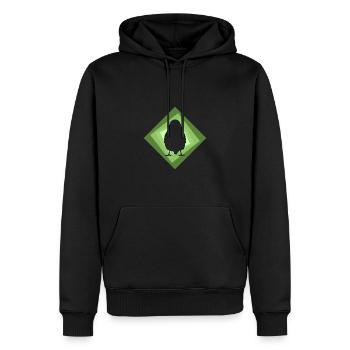 Wellensittich Vögel beobachten Vogel Abbildung - Männer Premium Bio Hoodie - Schwarz - Vorne - Nico (187cm)