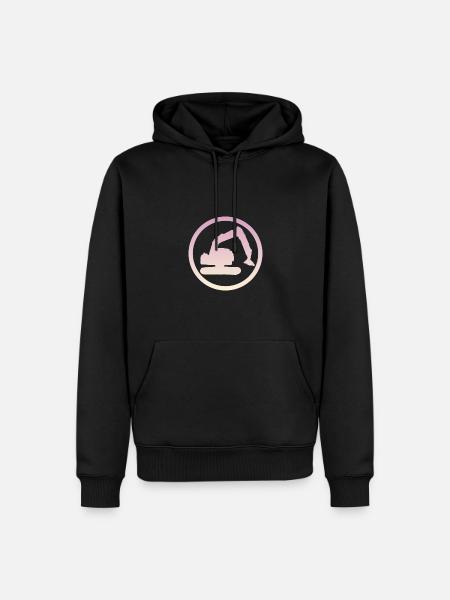 Baggerfahrer Baggerfahrer Baggerfahrer - Männer Premium Bio Hoodie - Schwarz