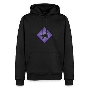 Kryptozoologie Fabelwesen Fabelwesen - Männer Premium Bio Hoodie - Schwarz - Vorne - Nico (187cm)