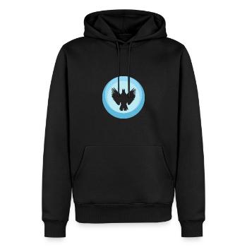 Vogel Kakadus Kakadu - Männer Premium Bio Hoodie - Schwarz - Vorne - Nico (187cm)