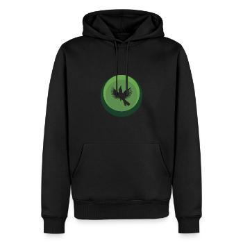 Cockatiel Vogel Cockatiel - Männer Premium Bio Hoodie - Schwarz - Vorne - Nico (187cm)