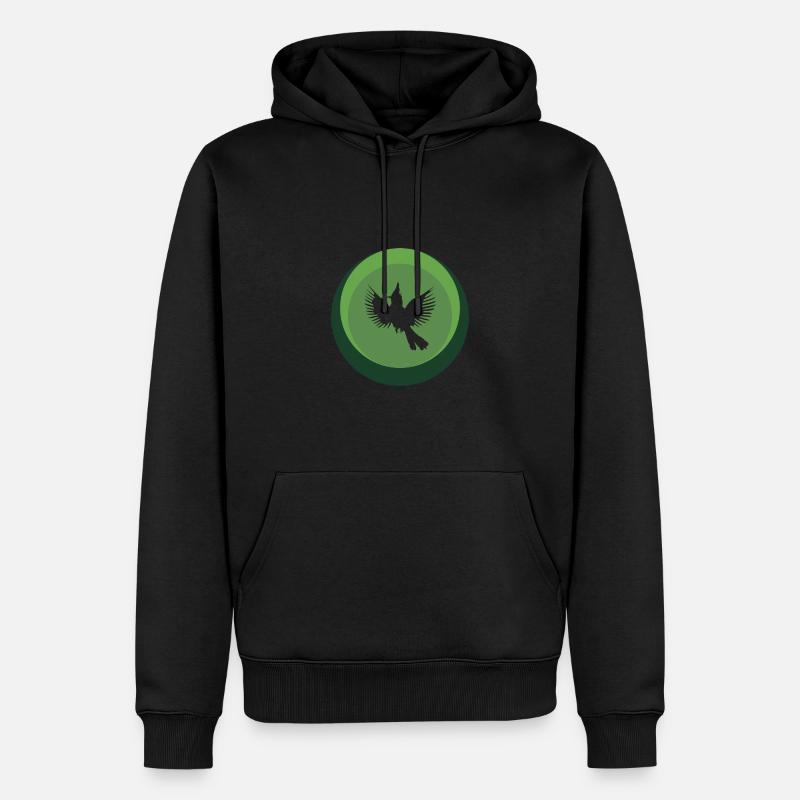 Calopsitte Oiseau Calopsitte - Sweat à capuche Premium bio Homme - noir