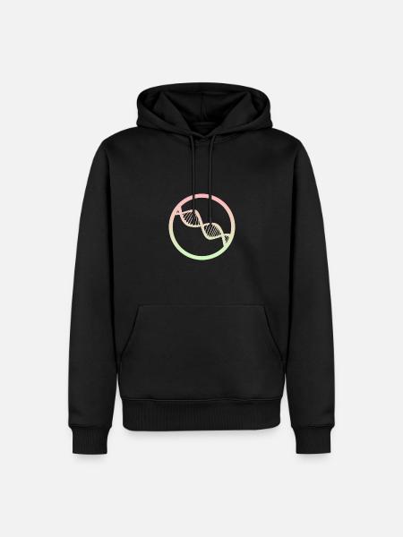 Biology Zoology DNA - Men’s Premium Organic Hoodie - black