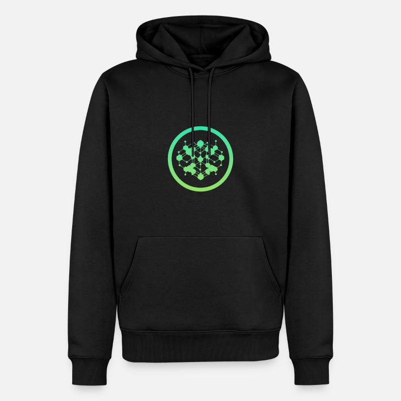 Kryptowährung Crypto-monnaie Bitcoin - Sweat à capuche Premium bio Homme - noir